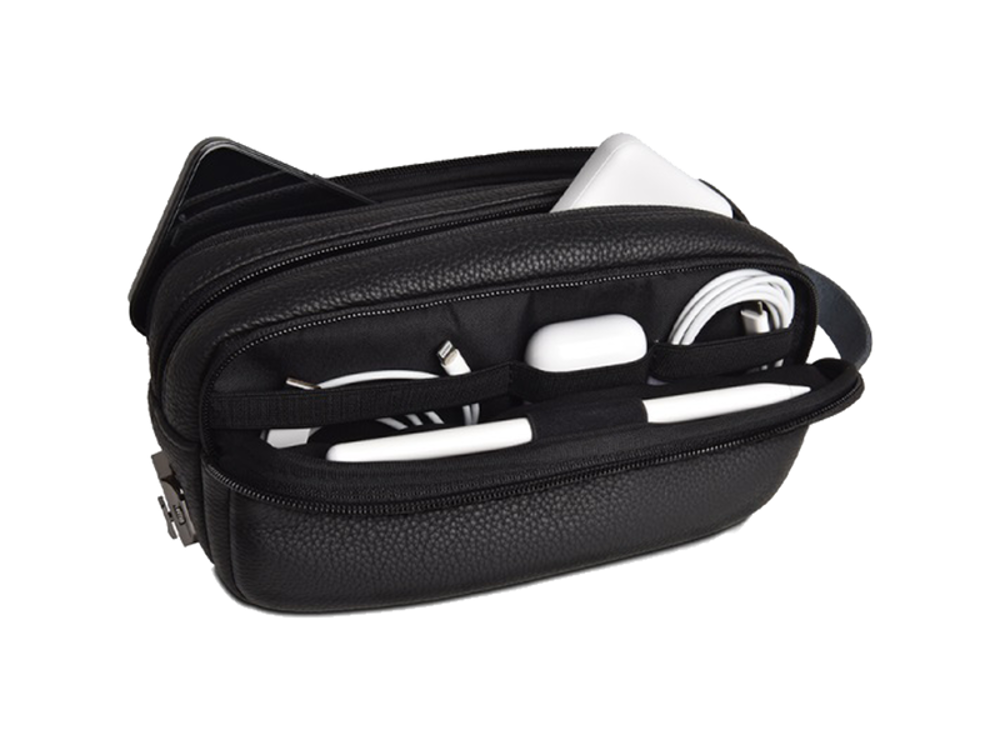 WIWU Salem Anti-Theft Travel Pouch - Black