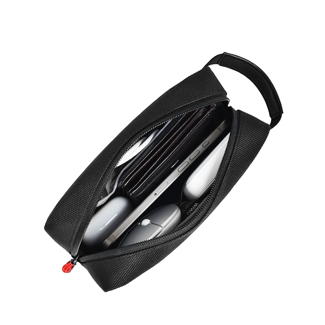 WIWU Essen Travel Organizer Pouch – Compact & Water-Resistant - Black