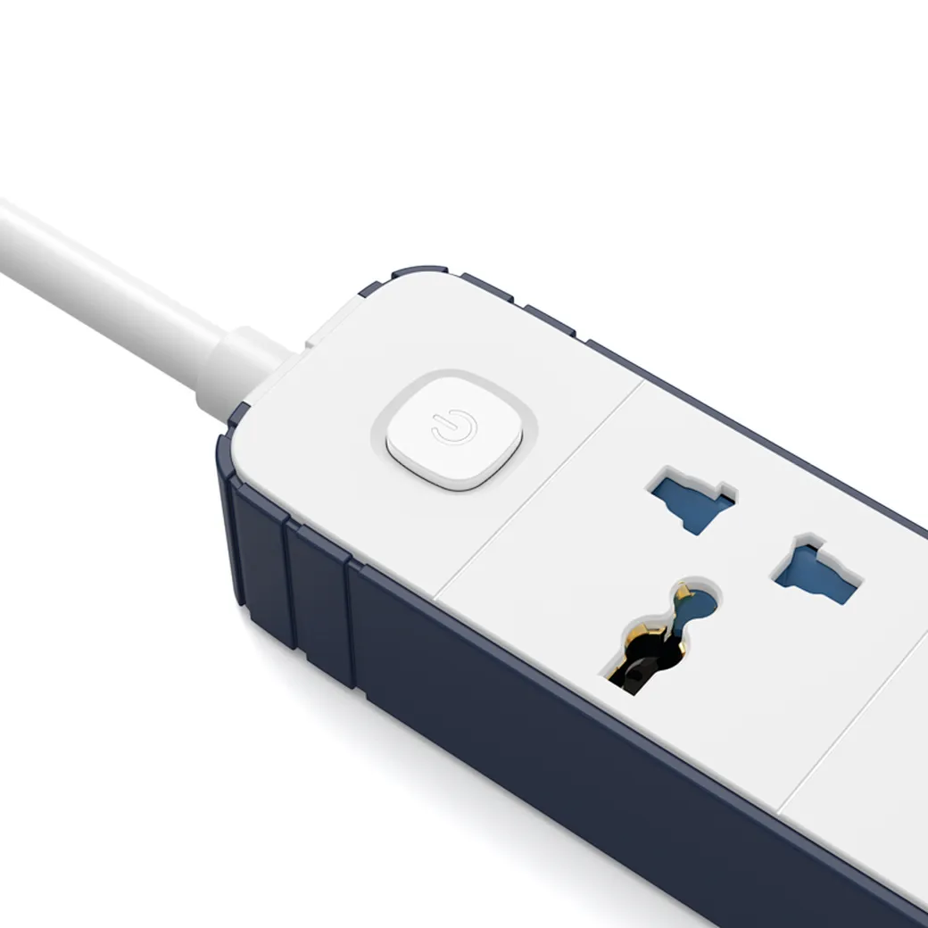 WIWU 8in1 20W GaN Power Strip 2C+2A+4AC - White