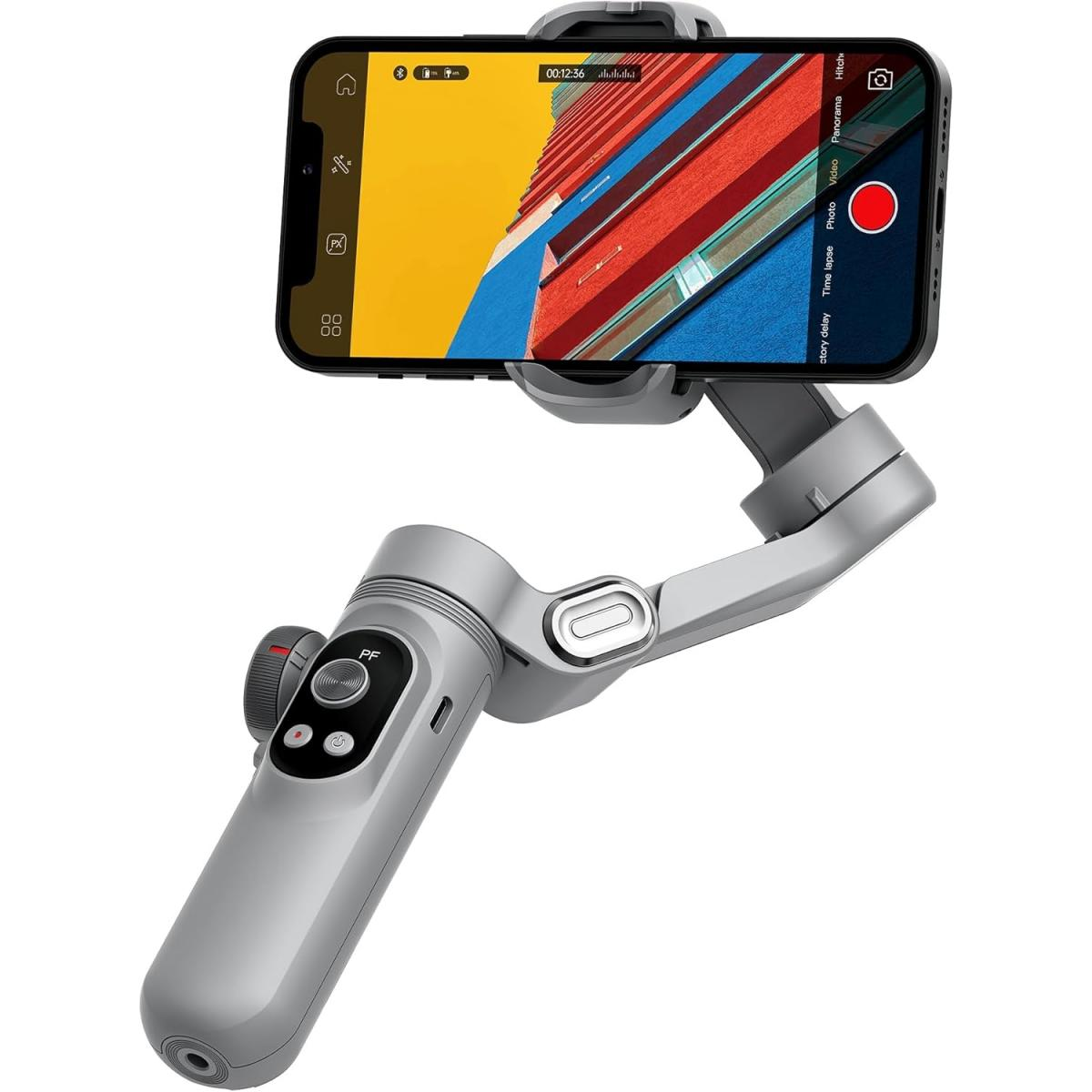 WIWU Wi-SE007 3-Axis Stabilized Gimbal Stick - White WIWU Wi-SE007 3-Axis Stabilized Gimbal Stick - White