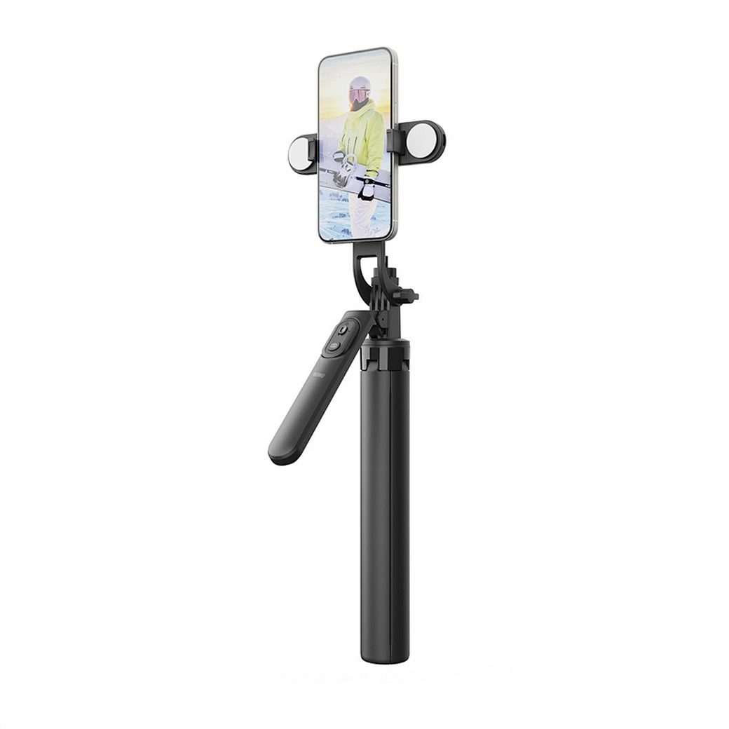 WIWU W-SE012 Live Broadcast Tripod Selfie Stick - Black