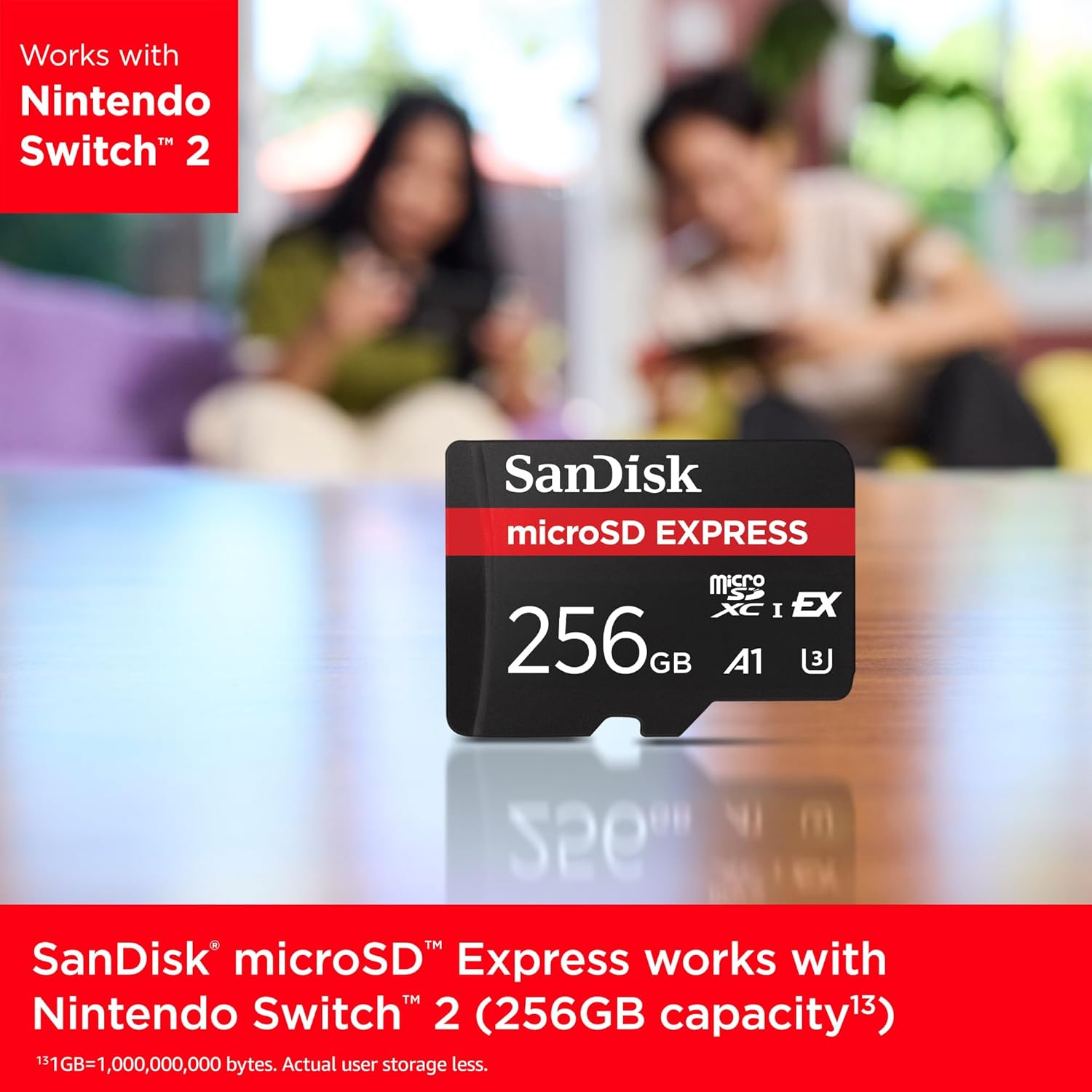 SanDisk MicroSD Express 256GB GamePlay Memory Card for Switch 2