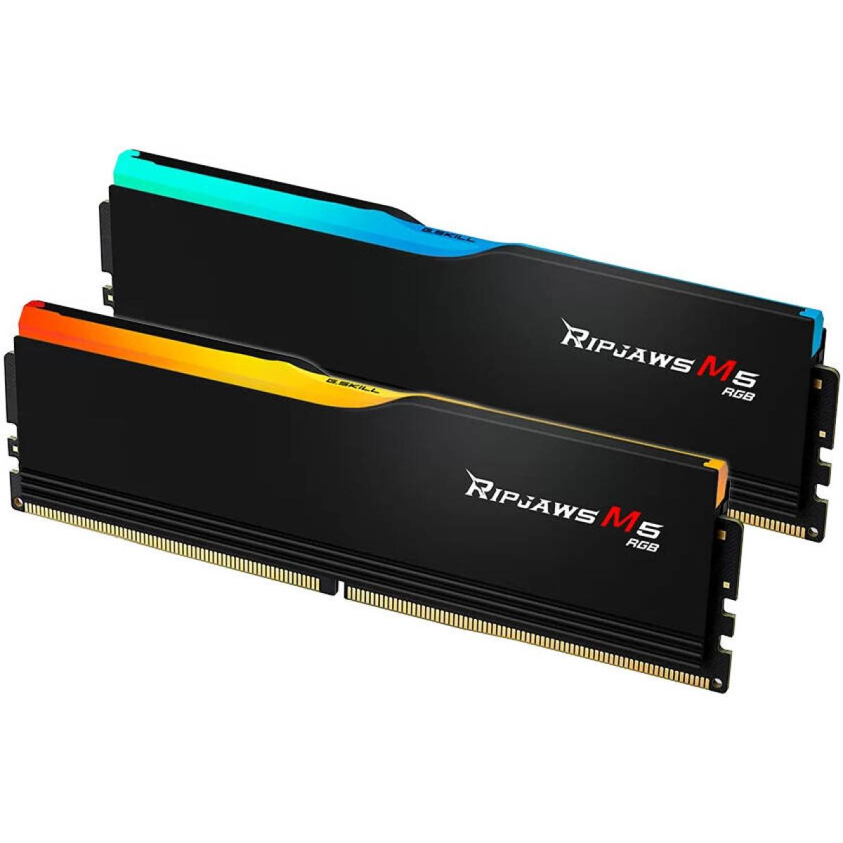 G.SKILL Ripjaws M5 RGB Series 32GB (2x16GB) DDR5 RAM 6000MT/s CL36 Memory Kit - Black