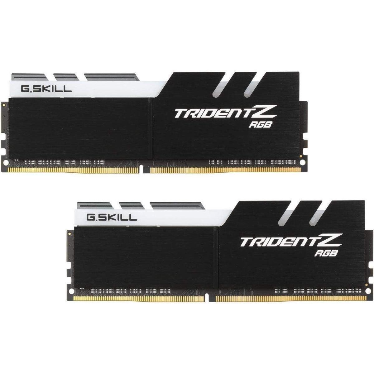 G.SKILL Trident Z RGB Series 16GB (2x8GB) DDR4 RAM 3200MT/s CL16 Memory Kit - Black
