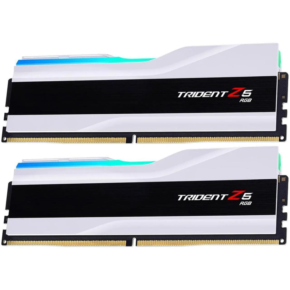 G.SKILL Trident Z5 RGB Series 64GB (2x32GB) DDR5 RAM 6000MT/s CL36 Memory Kit - White