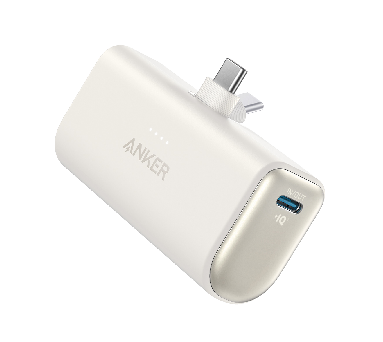 Anker 621 Power Bank Built-in USB-C Connector 22.5W - Shell White