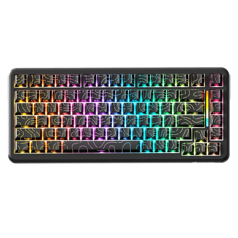 ATTACK SHARK X82 PRO HE Magnetic Switch Keyboard – Black Contour Line ATTACK SHARK X82 PRO HE Magnetic Switch Keyboard – Black Contour Line