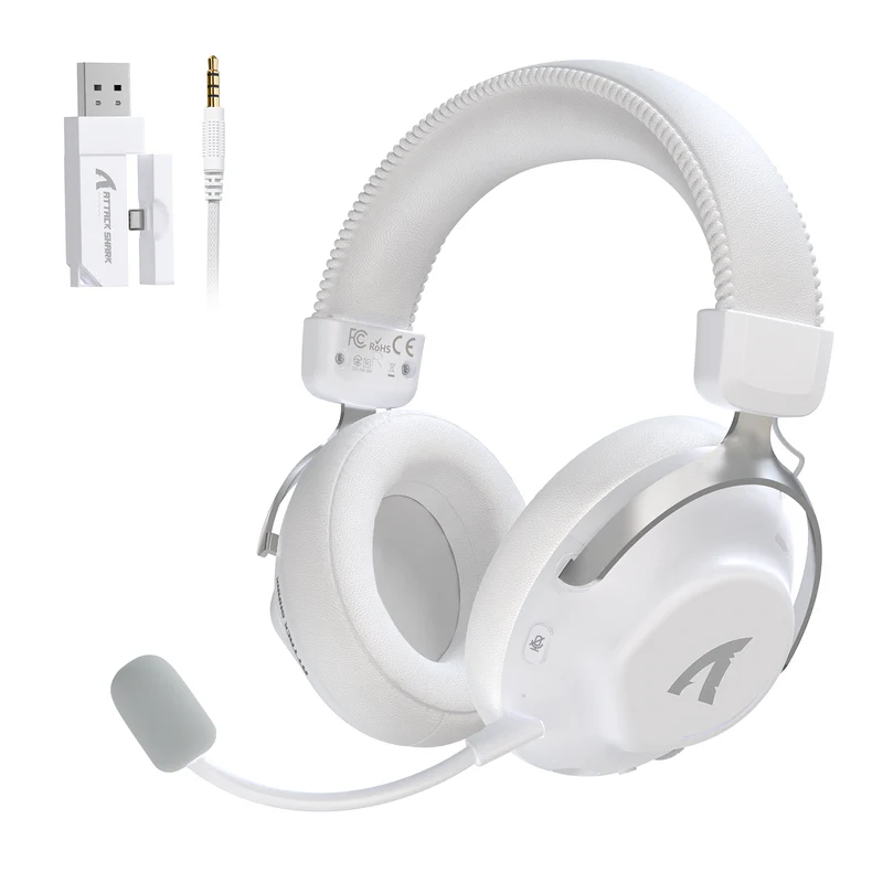 ATTACK SHARK L50 TRI-MODE HEADSET - WHITE