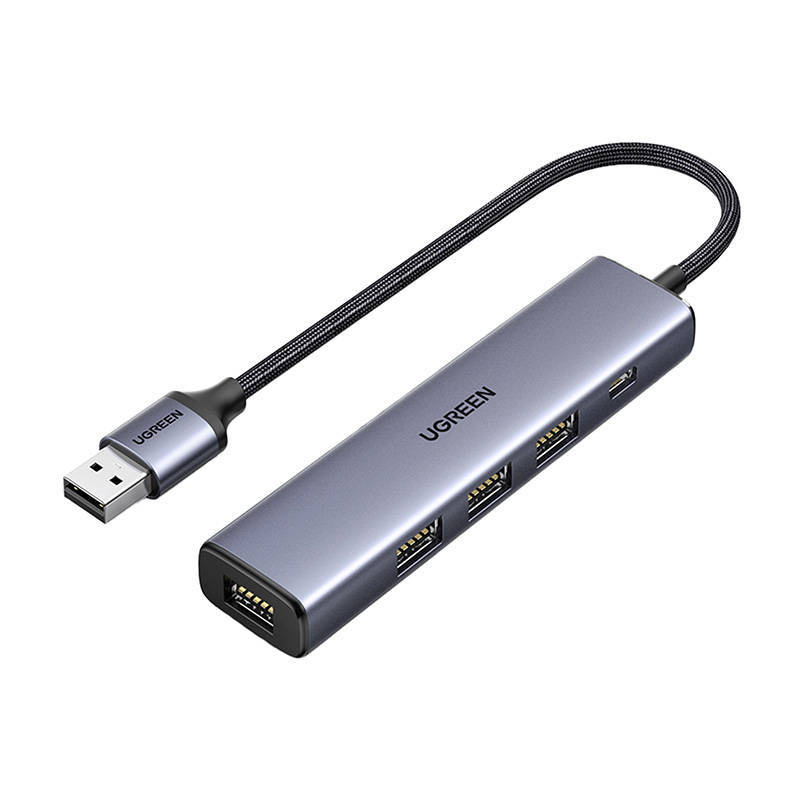 UGREEN USB-C to 2-Port USB-A + 2-Port USB-C Hub Up to 5Gpbs Without Power Port UGREEN USB-C to 2-Port USB-A + 2-Port USB-C Hub Up to 5Gpbs Without Power Port