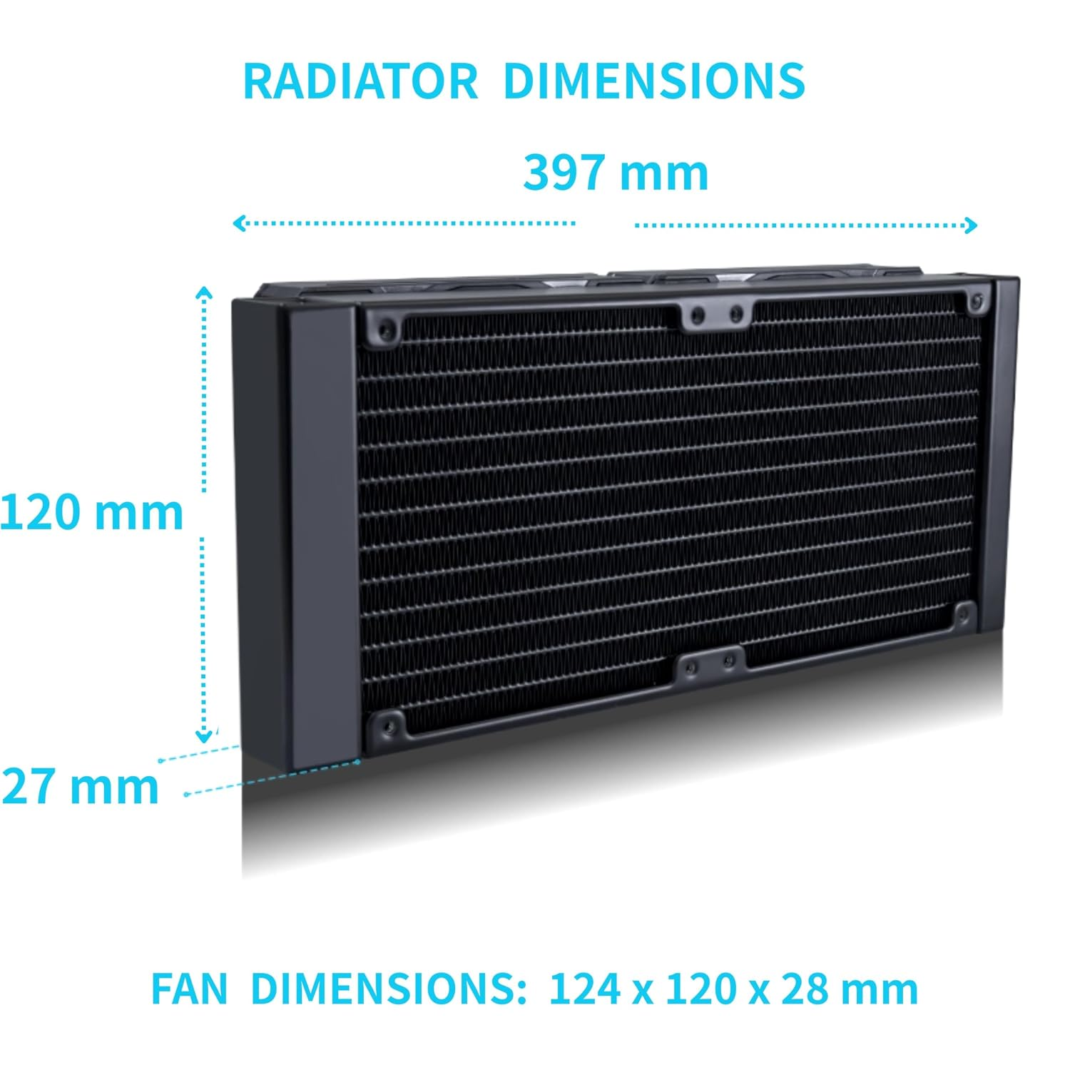 LIAN LI GA II LITE 360 CPU WATER COOLING - BLACK
