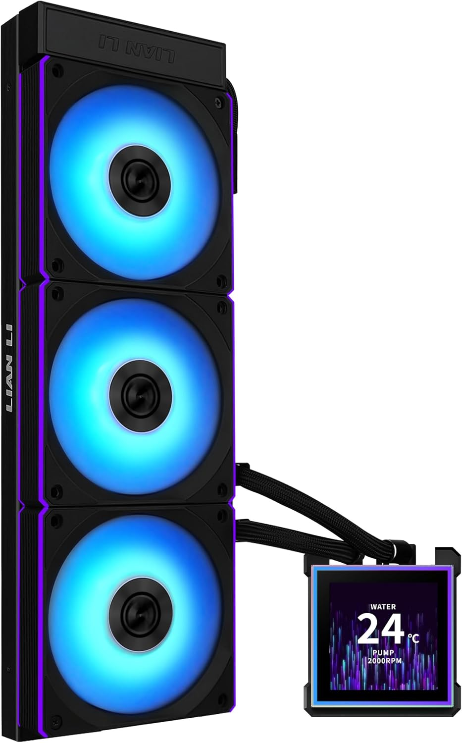 LIAN LI HYDROSHIFT II LCD-S 360CL CPU WATER COOLING BLACK