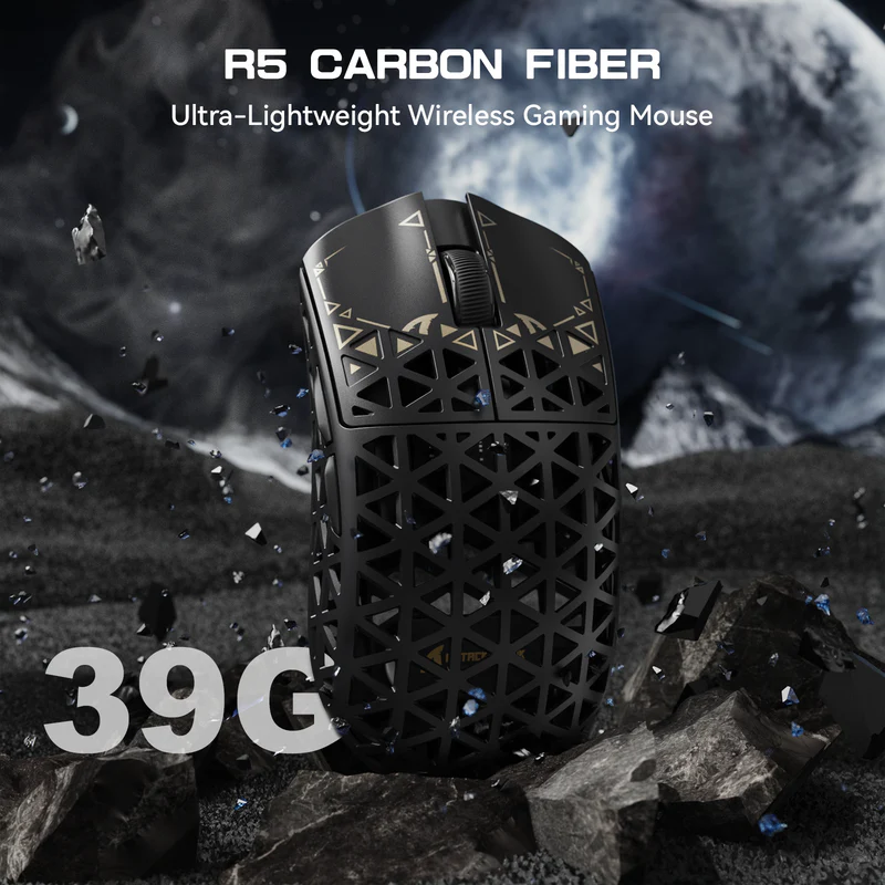 Attack Shark R5 Ultra Lightweight Mouse - Black
