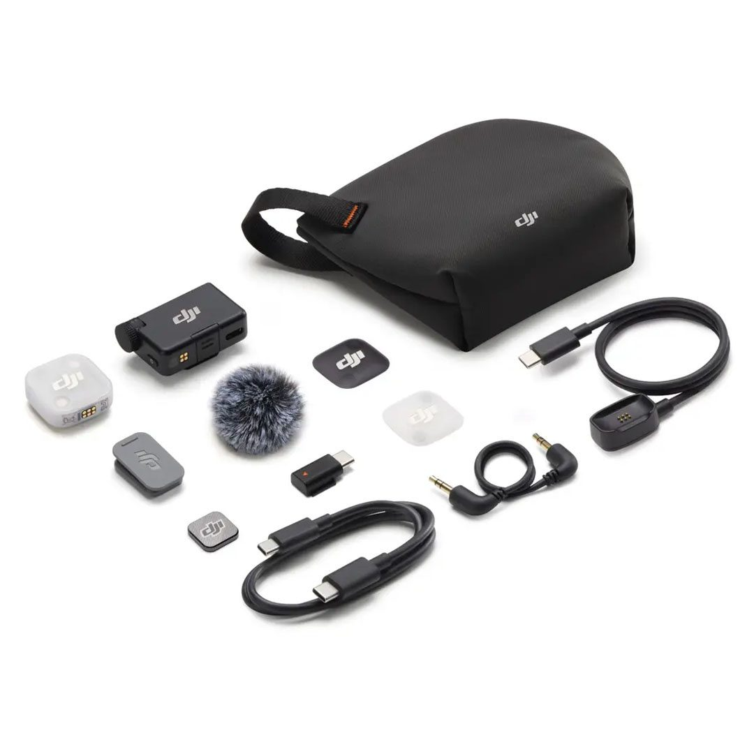 DJI MIC MINI 2 1 TX + 1 RX Wireless Microphone Bluetooth Noise Cancellation