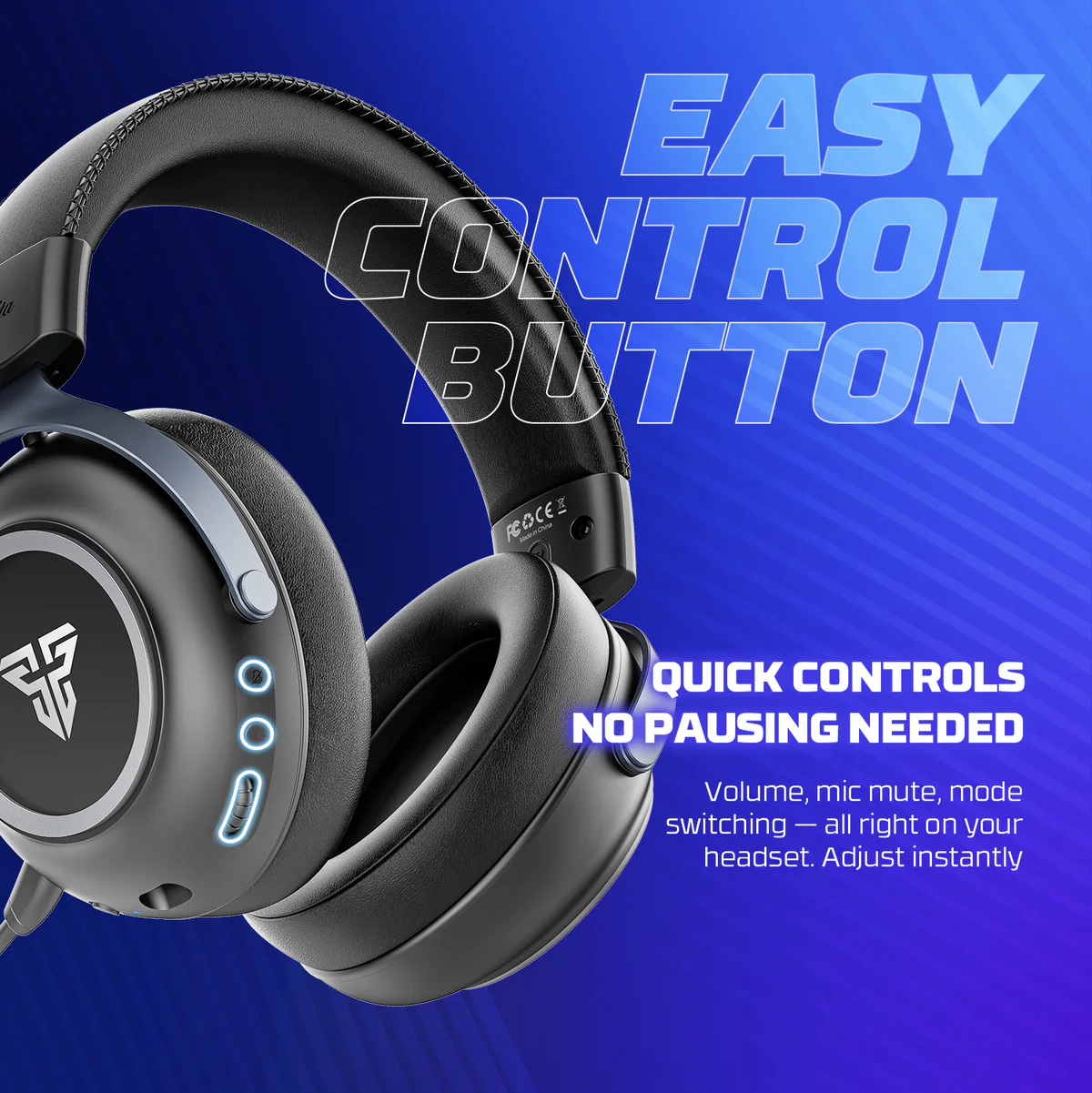 FANTECH ORBITA WHG07 WIRELESS TRI MODE BLACK GAMING HEADSET