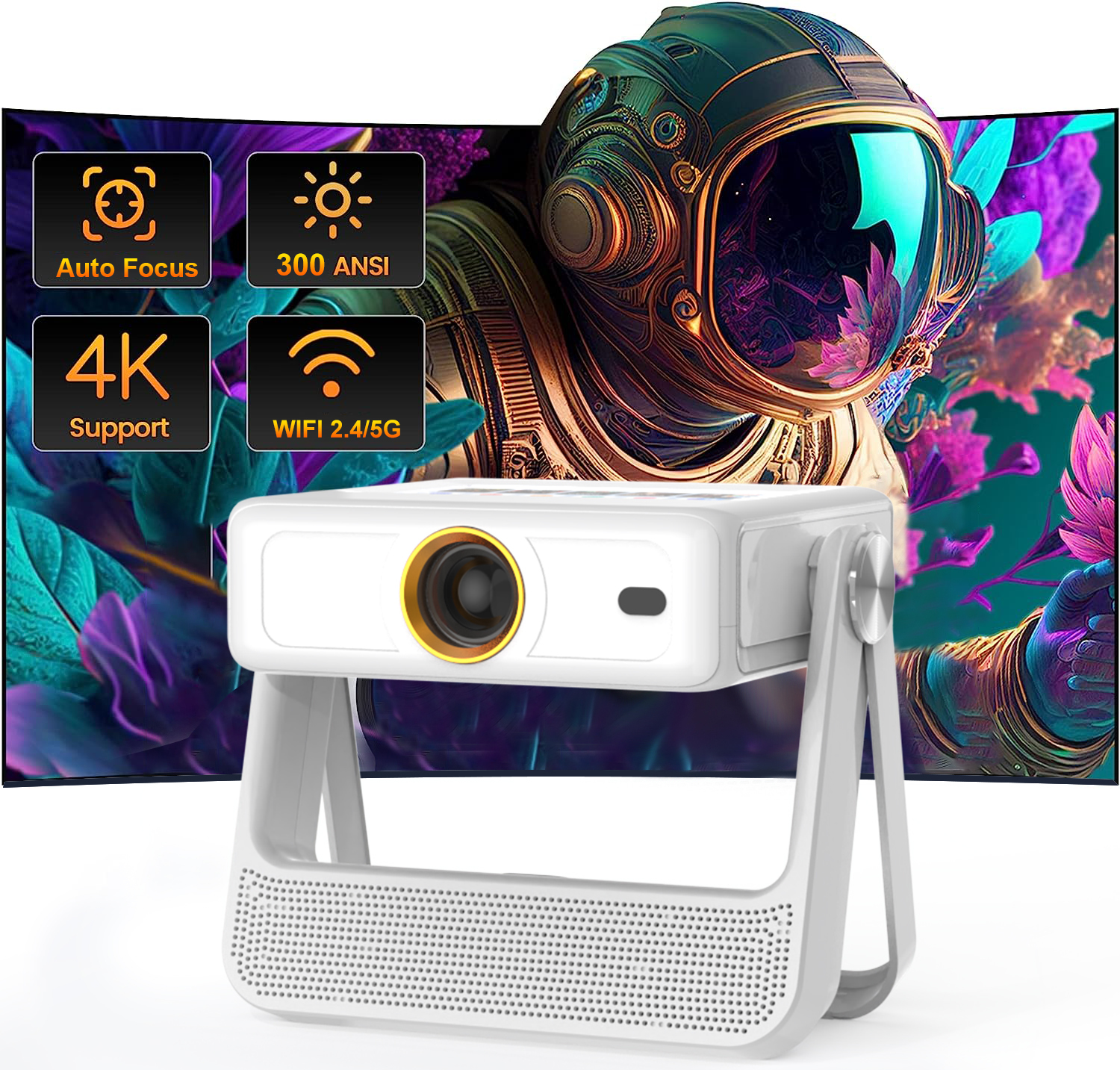 PROJECTOR A5 PRO TOUCH SCREEN 16,77 MILLIONCOLOR WIFI