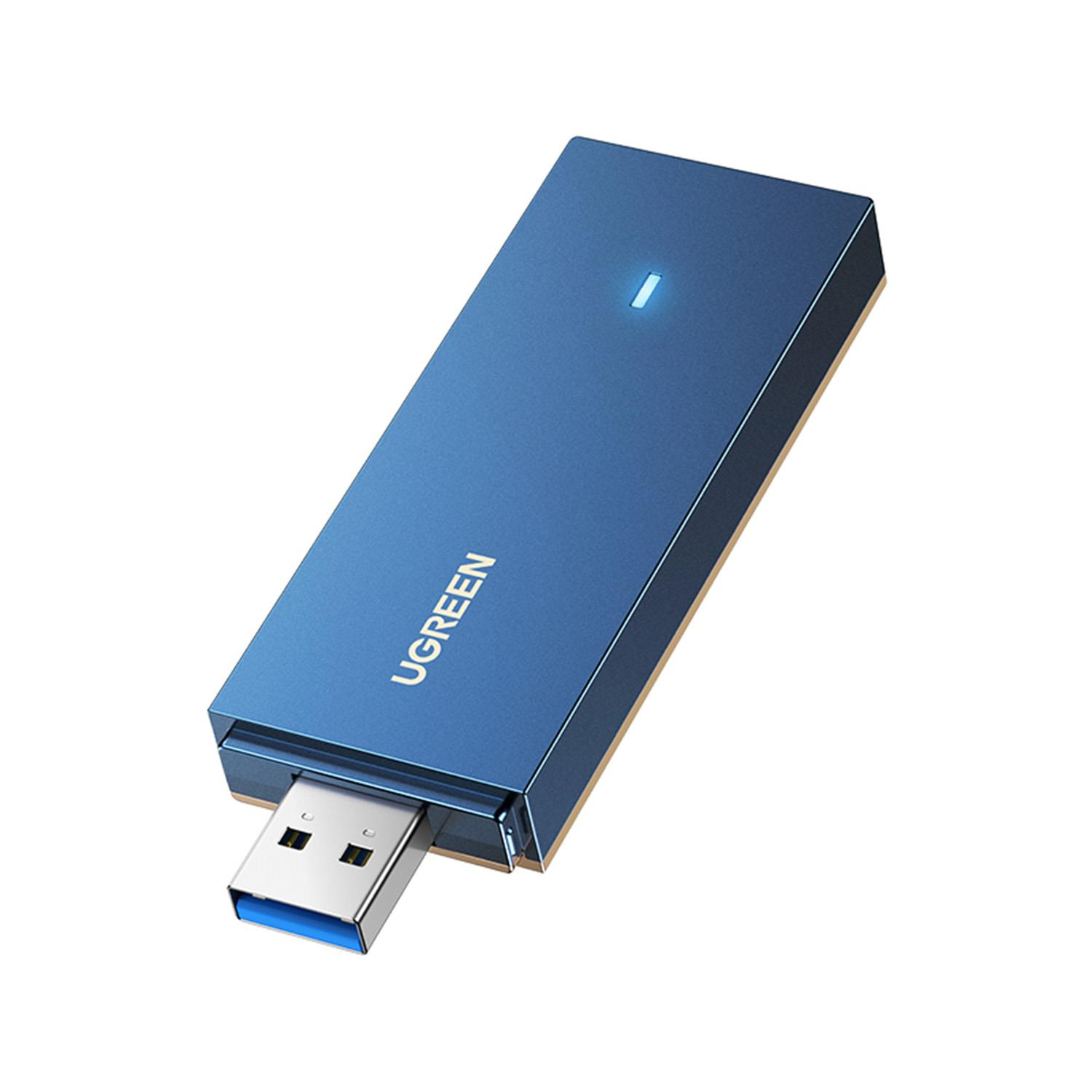 UGREEN CM499 AX1800 Dual-Band Wireless Adapter (Wi-Fi 6) 2.4GHz: 574Mbps; 5GHz: 1201Mbps UGREEN CM499 AX1800 Dual-Band Wireless Adapter (Wi-Fi 6) 2.4GHz: 574Mbps; 5GHz: 1201Mbps