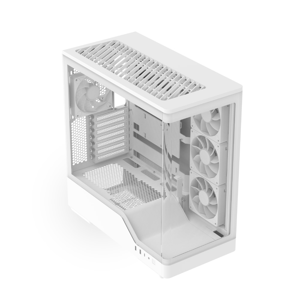AEROCOOL P500A  ATX Mid Tower GAMING CASE - WHITE