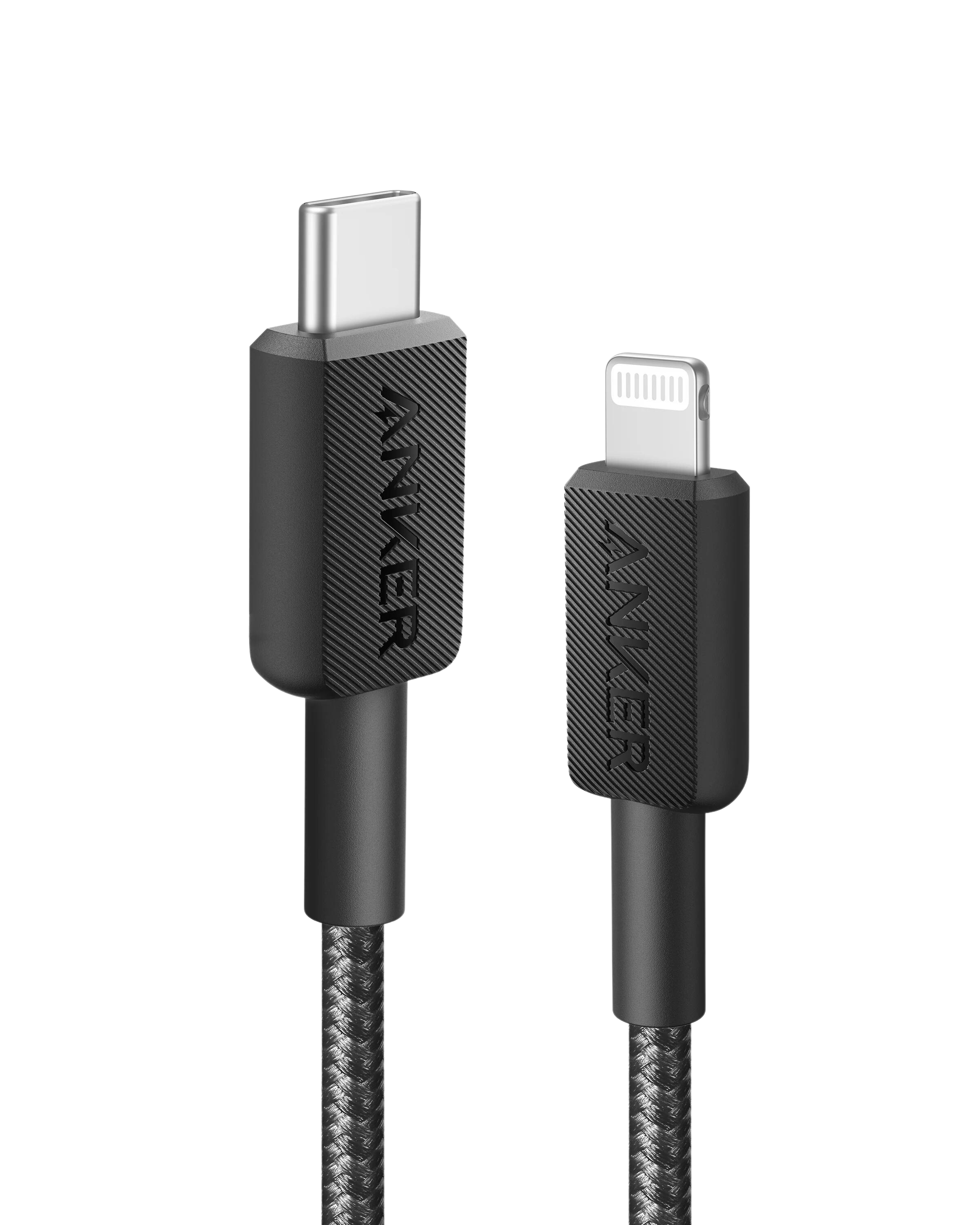 Anker Anker 322 USB-C to Lightning Cable (6ft Braided) Black Anker Anker 322 USB-C to Lightning Cable (6ft Braided) Black