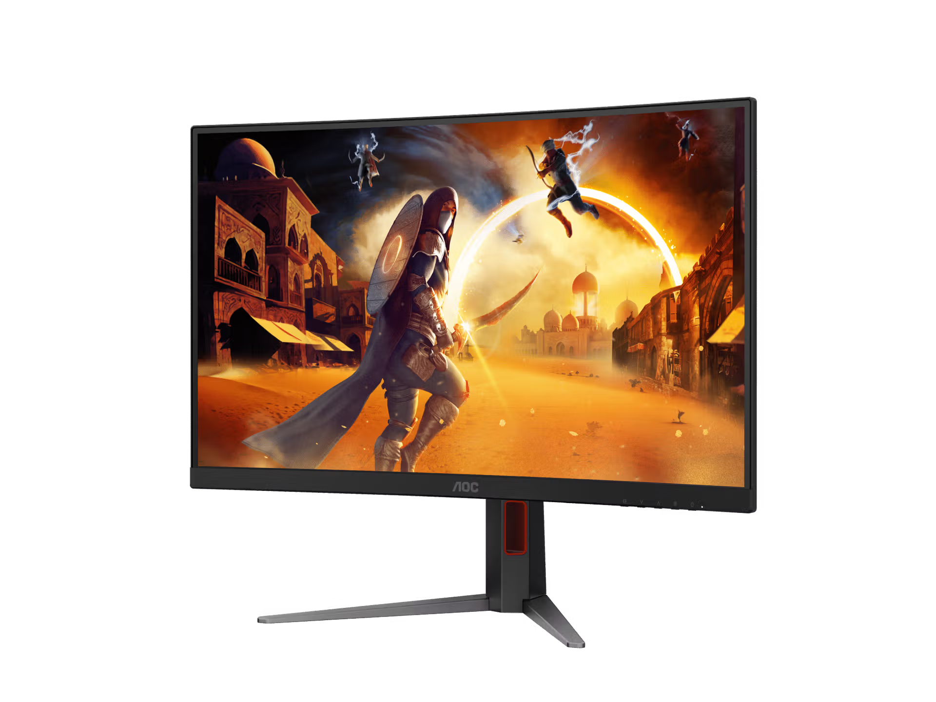 AOC CQ27G4ZH 27 300HZ 2K QHD CURVED 0.3MS GAMING MONITOR BLACK & RED
