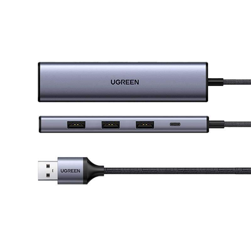 UGREEN USB-C to 2-Port USB-A + 2-Port USB-C Hub Up to 5Gpbs Without Power Port