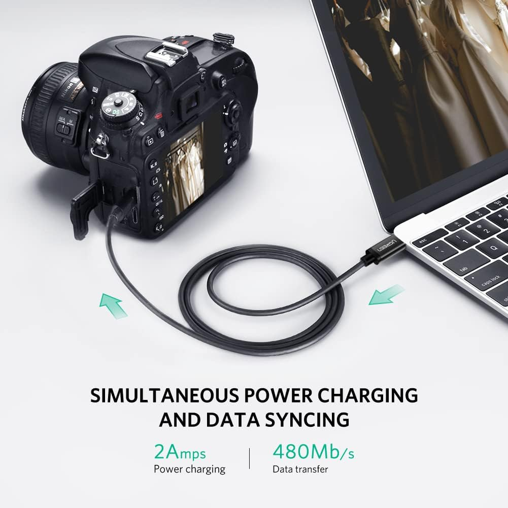 UGREEN USB -C 2.0 Male To Mini USB 5Pin Male Cable 1M