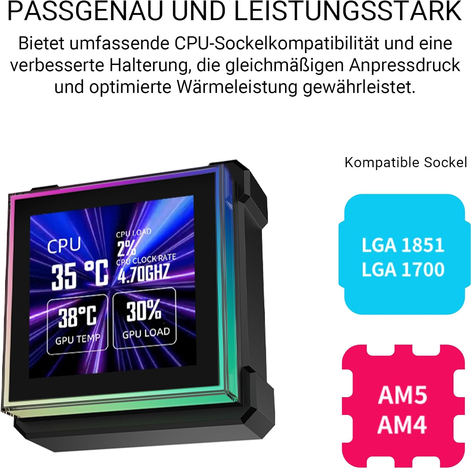 LIAN LI HYDROSHIFT II LCD-S 360CL CPU WATER COOLING BLACK