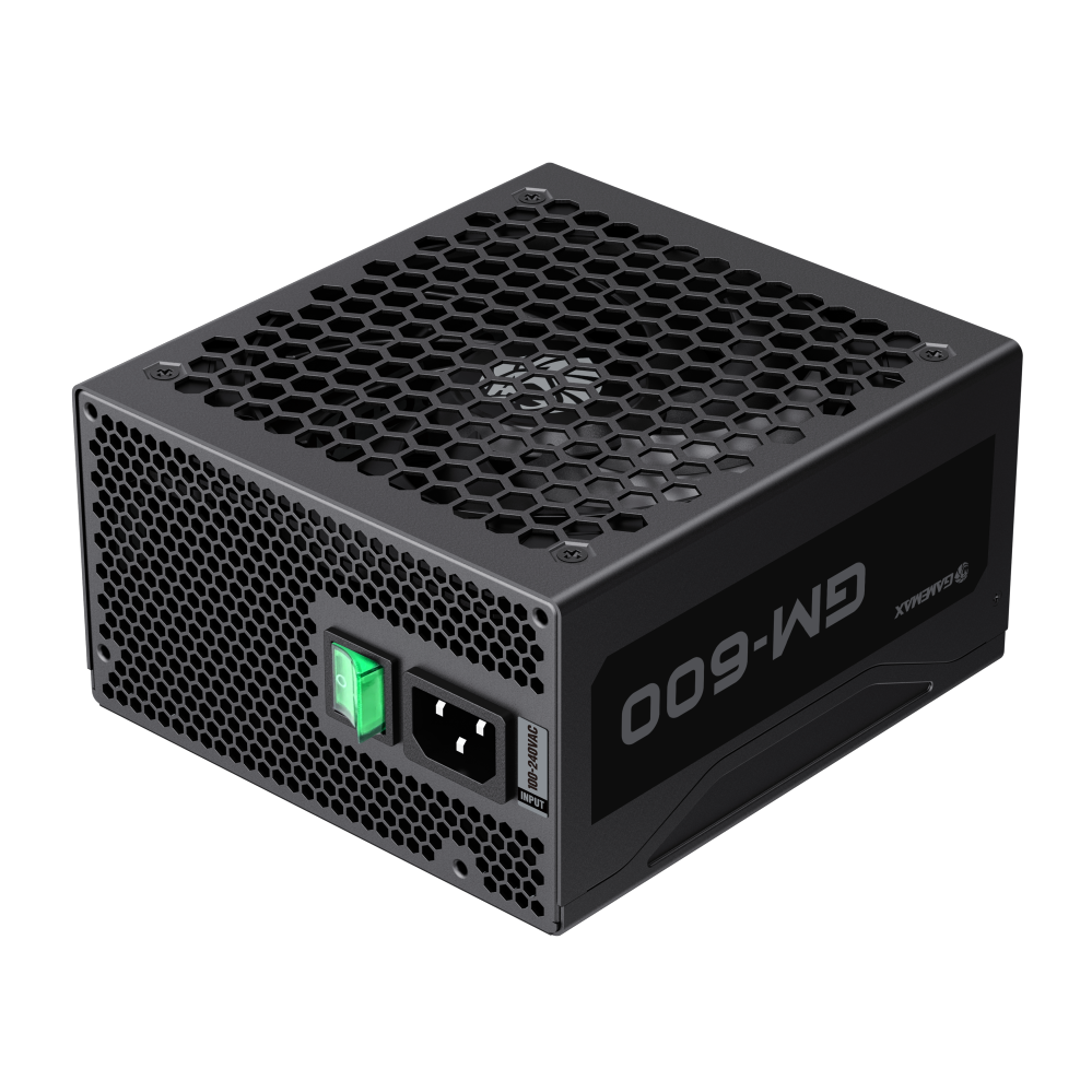 GAMEMAX GM-600 600W PSU 80 Plus Full Modular POWER SUPPLY - BLACK