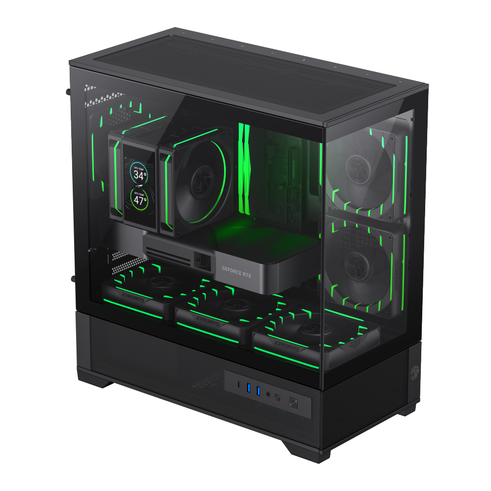 GAMEMAX C56 VC BLACK GAMING CASE