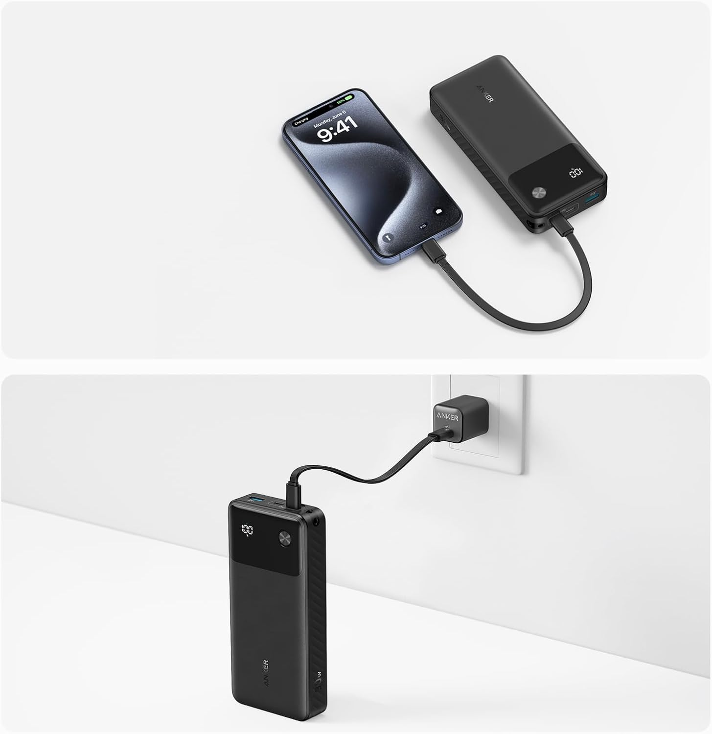 Anker Power Bank 20000mAh 3-Port 30W Max PD Fast Charge