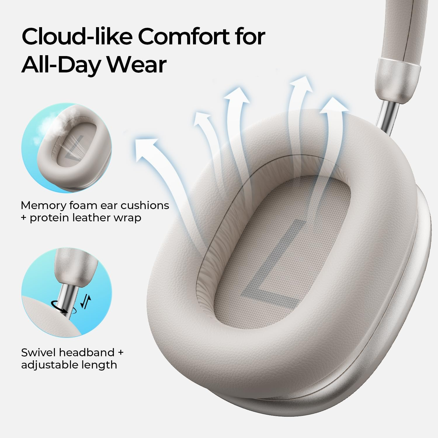 HAVIT H670BT Adaptive Active Noise Cancelling Headphones