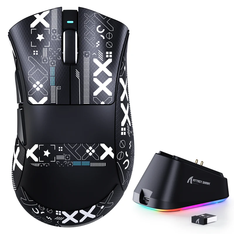 ATTACK SHARK V3 PRO WIRELESS Mouse -BLACK