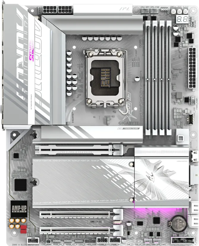 Gigabyte Z890 AORUSELITE WF7 ICE Intel LGA 1851 ATX MOTHERBOARD