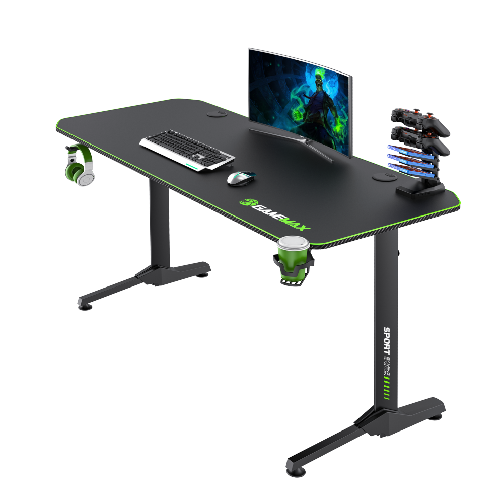 GAMEMAX D140 CARBON RGB GAMING TABLE