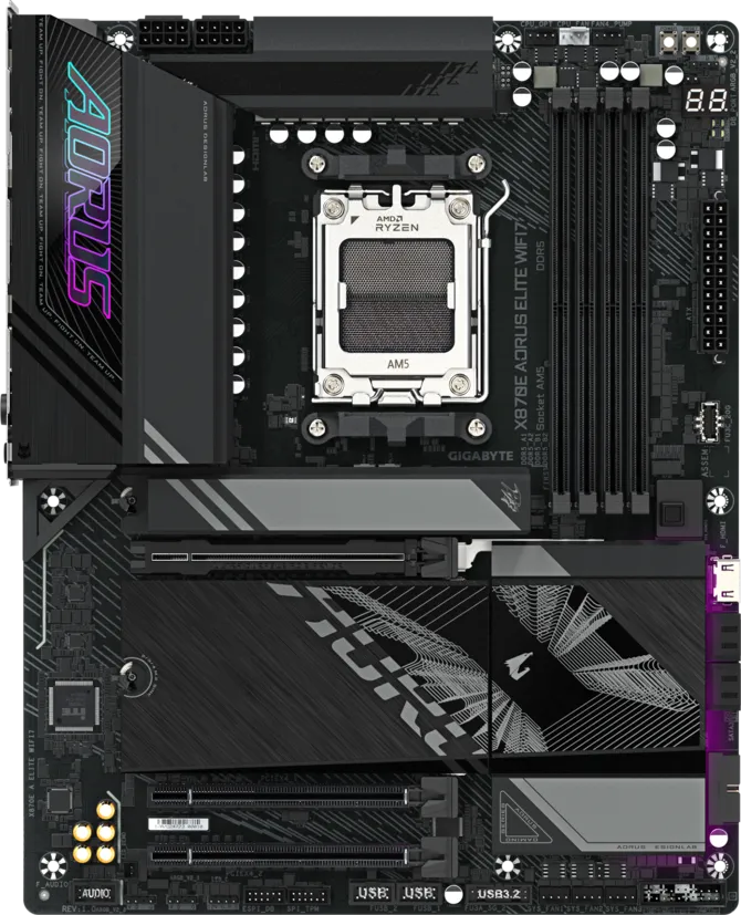 GIGABYTE X870E AORUS ELITE WIFI7 AMD ATX MOTHERBOARD