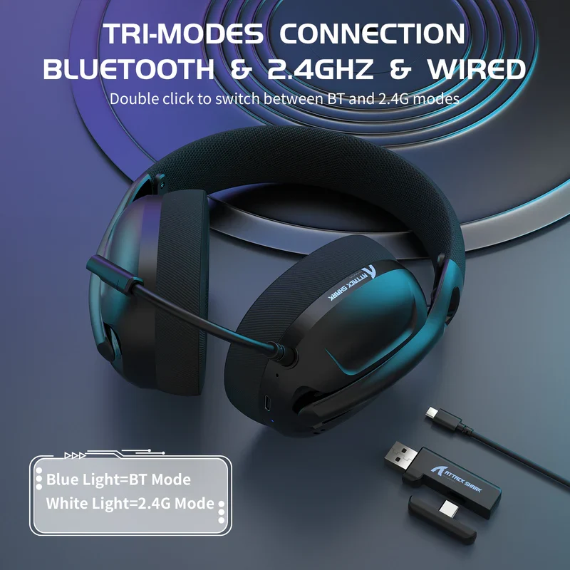 ATTACK SHARK L80 PRO WIRELESS GAMING HEADSET