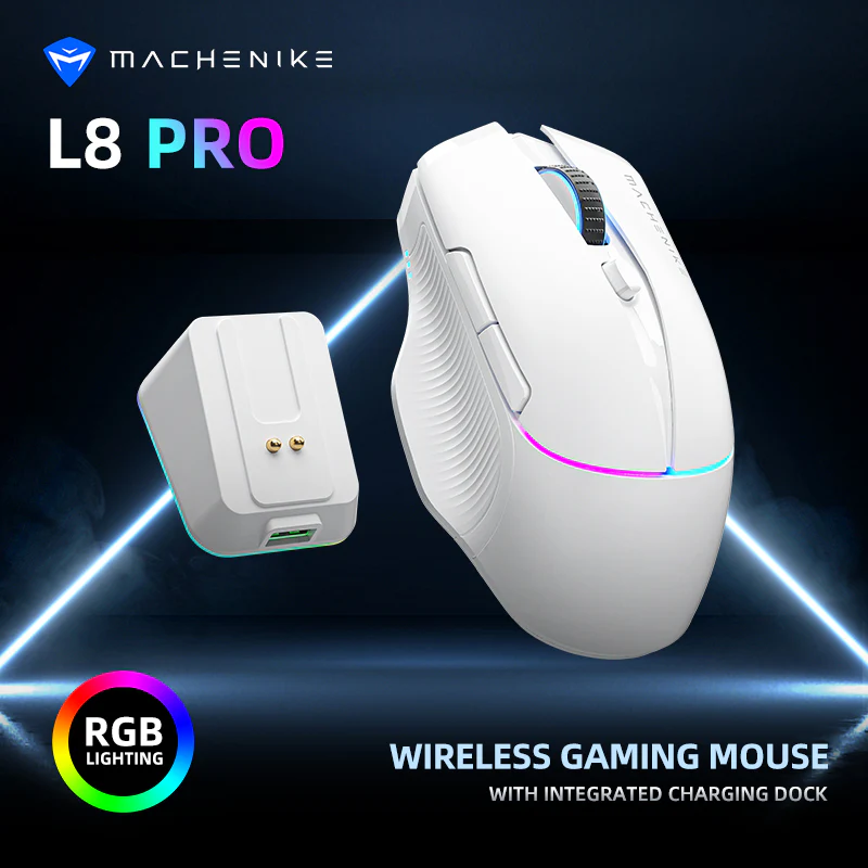 Machenike L8 Pro Tri-Mode 8K Gaming Mouse