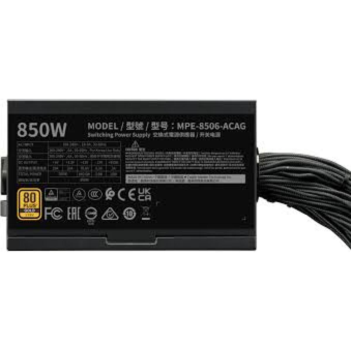 COOLER MASTER MWE Gold V3 ATX 3.1 Non-Modular Series POWER SUPPLY - BLACK