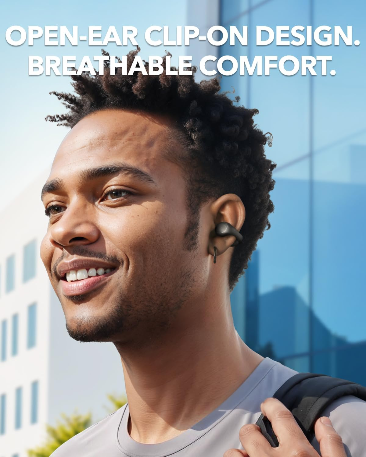 Anker Soundcore C40i ,Open-Ear Earbuds, Clip-On Headphones, Flexible Joint Design