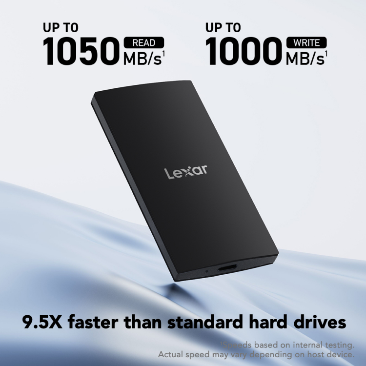 LEXAR SL300 PORTABLE SSD 2TB 1050MB READ/1000MB WRITE