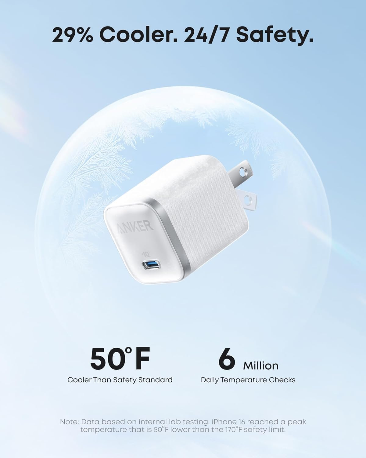 Anker Nano Charger (45W) with USB-C to USB-C Cable