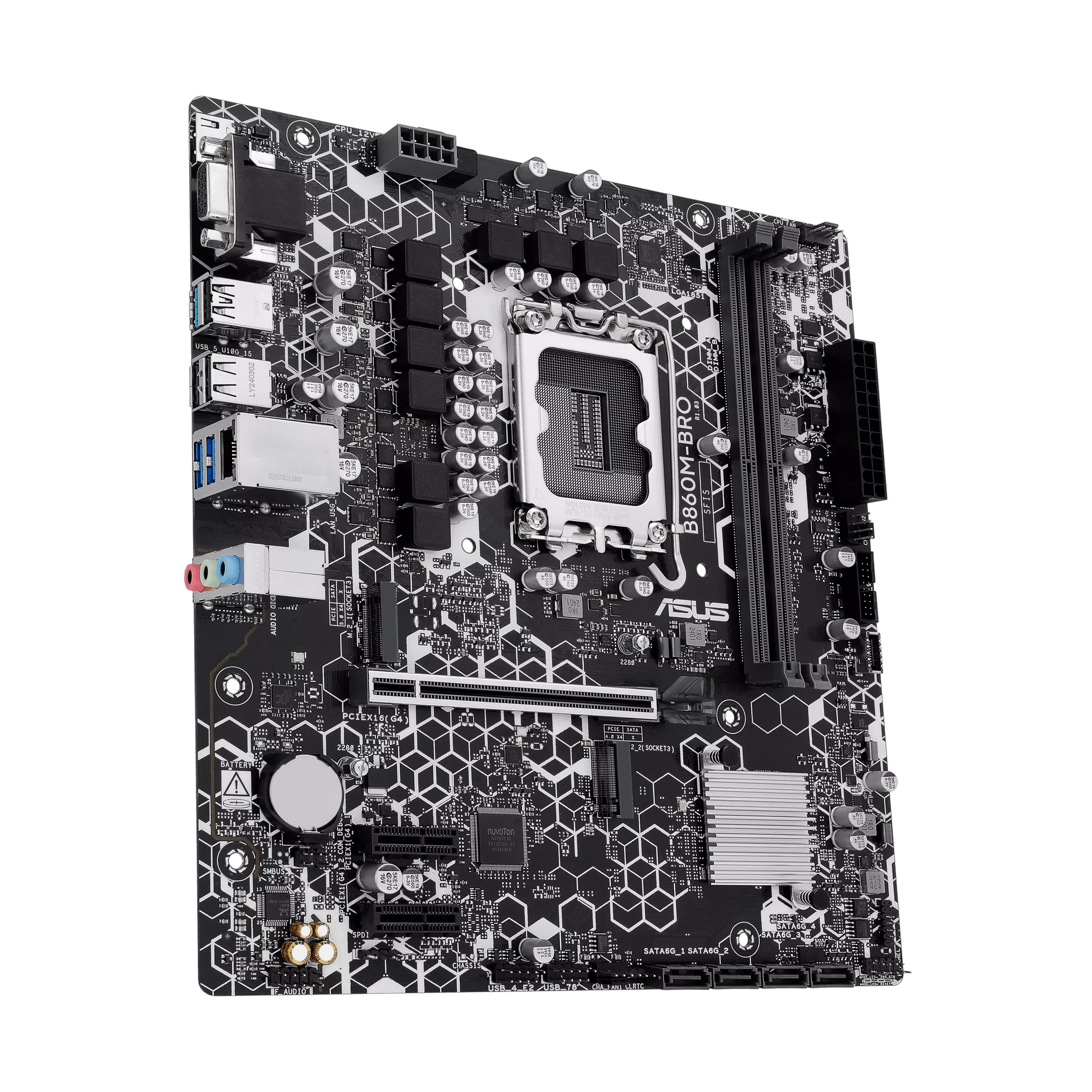 ASUS B860M-BRO DDR5 Support Intel Core Ultra Processors MOTHERBOARD