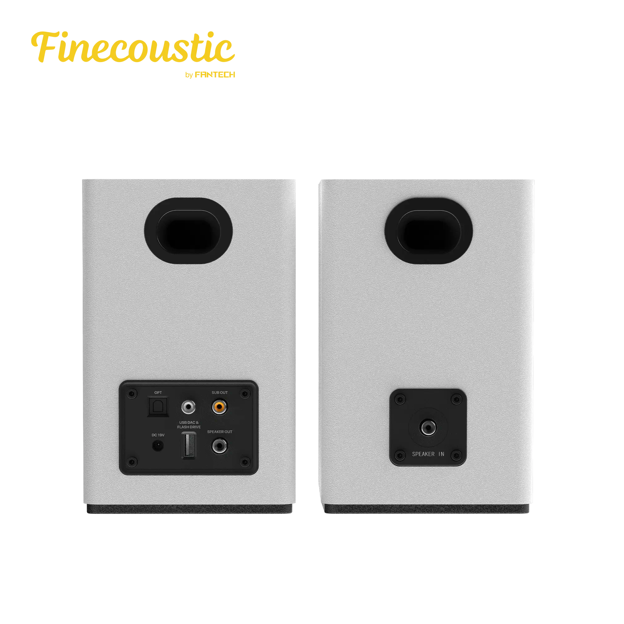 FANTECH FINECOUSTIC HAKO STUDIO 301 Bookshelf Speaker – White