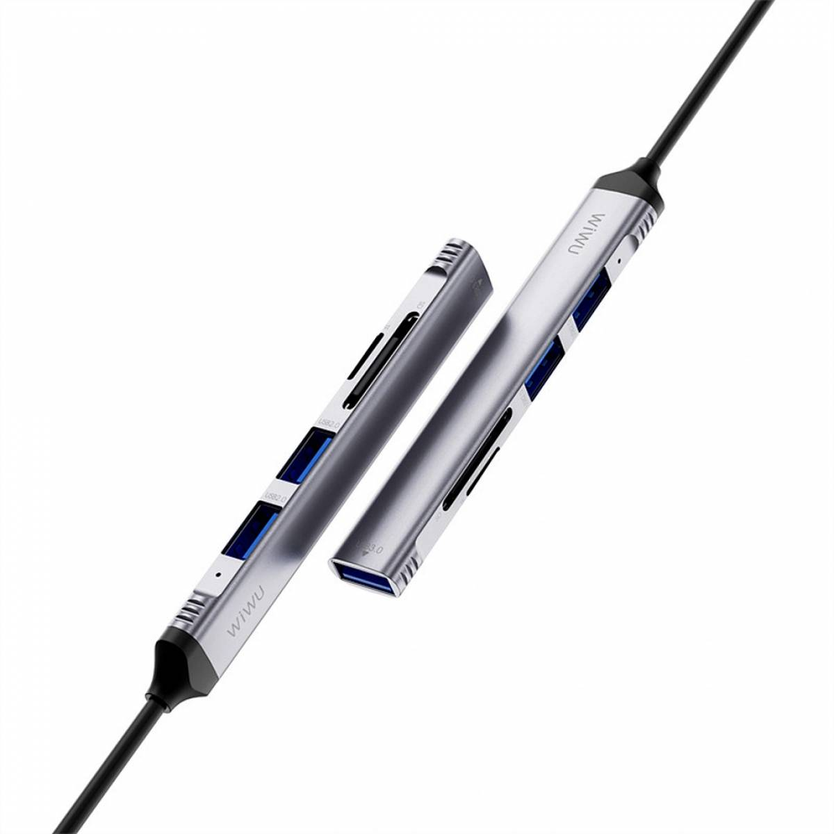 WIWU Wi-HB003 ZOLO 5 in 1 USB-C/USB-A HUB
