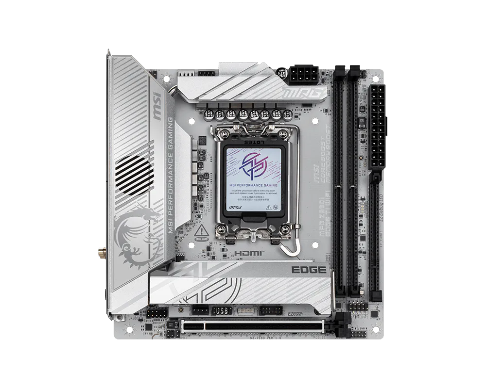 MPG Z890I EDGE TI WIFI Intel® Core™ Ultra Processors (Series 2) LGA 1851 MOTHERBOARD
