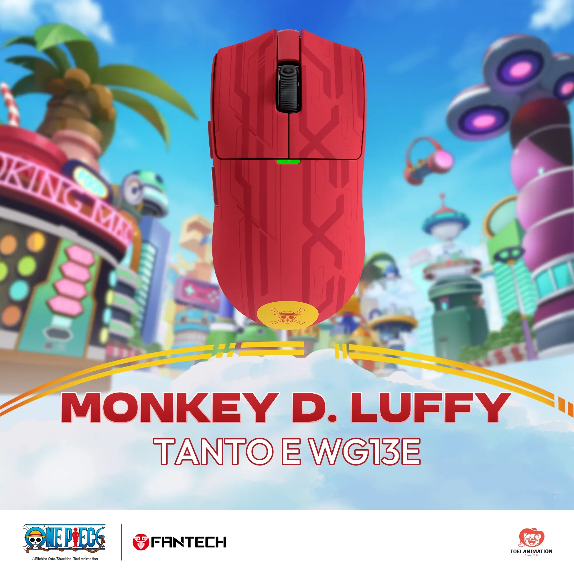 FANTECH TANTO WG13A Wireless Mouse – One Piece Luffy Edition