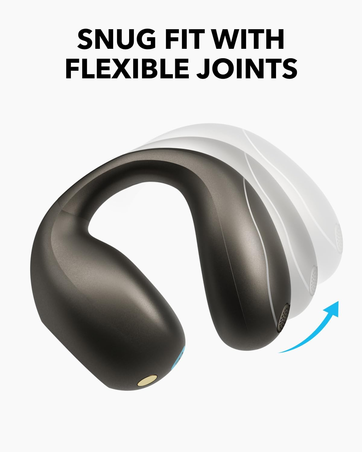 Anker Soundcore C40i ,Open-Ear Earbuds, Clip-On Headphones, Flexible Joint Design