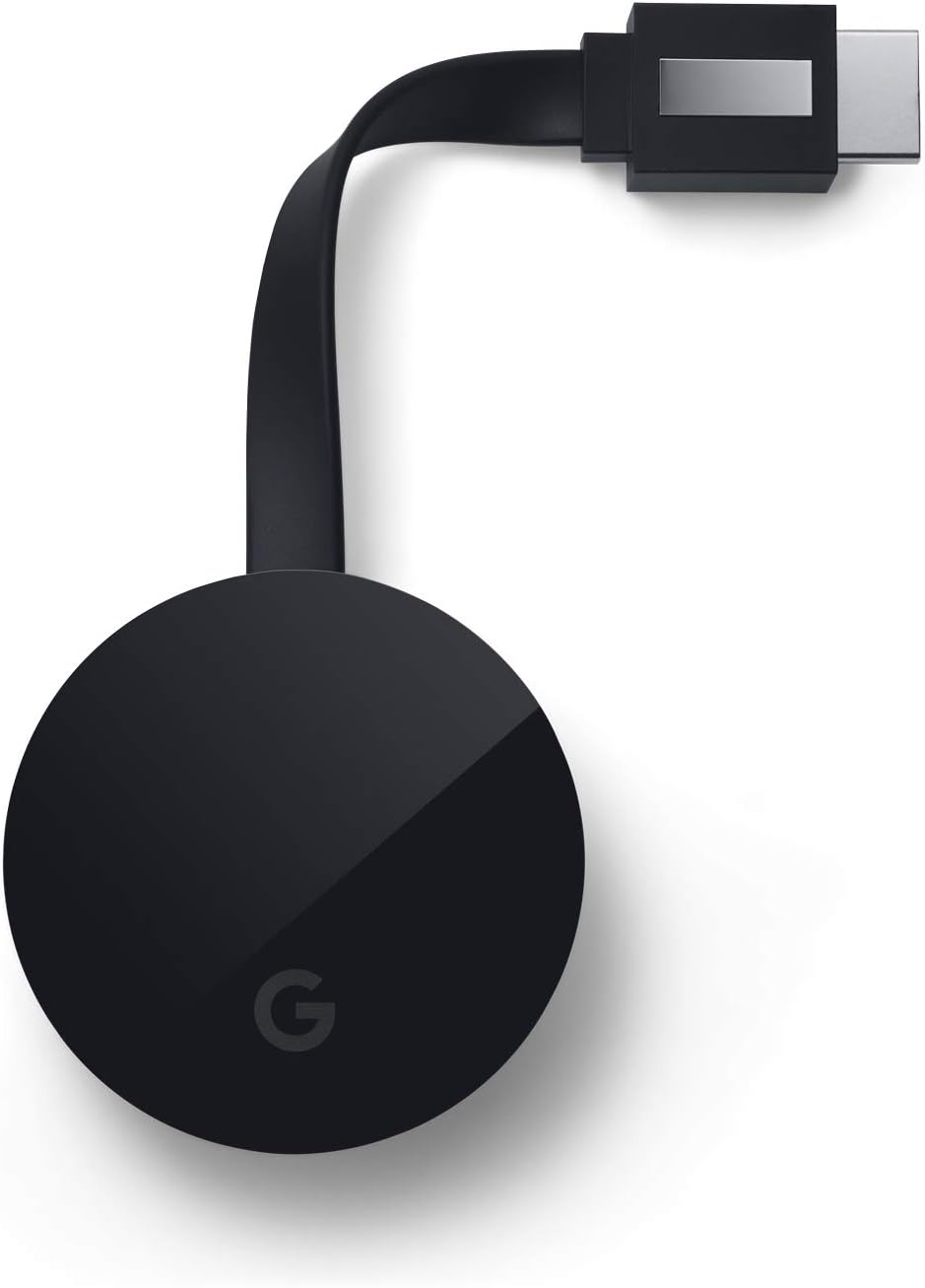 Google Chromecast Ultra 4K Smart TV Streaming Stick - Black