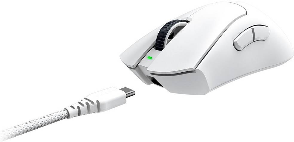 RAZER DEATHADDER V3 PRO  ULTRA-LIGHTWEIGHT WIRELESS  MOUSE - WHITE