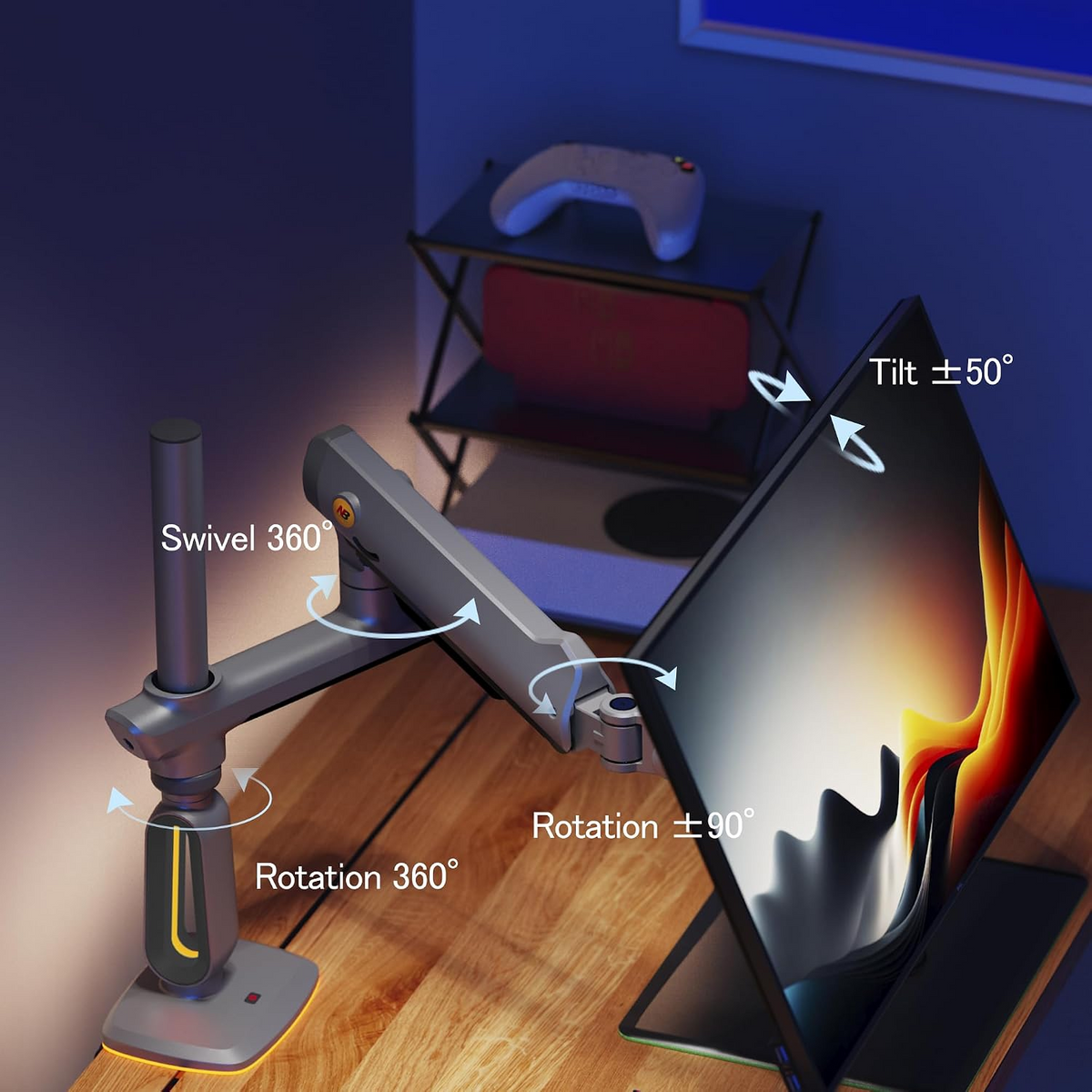 NB NORTH BAYOU F7 ERGONOMIC Monitor Arm for Screen up to 60 inches
