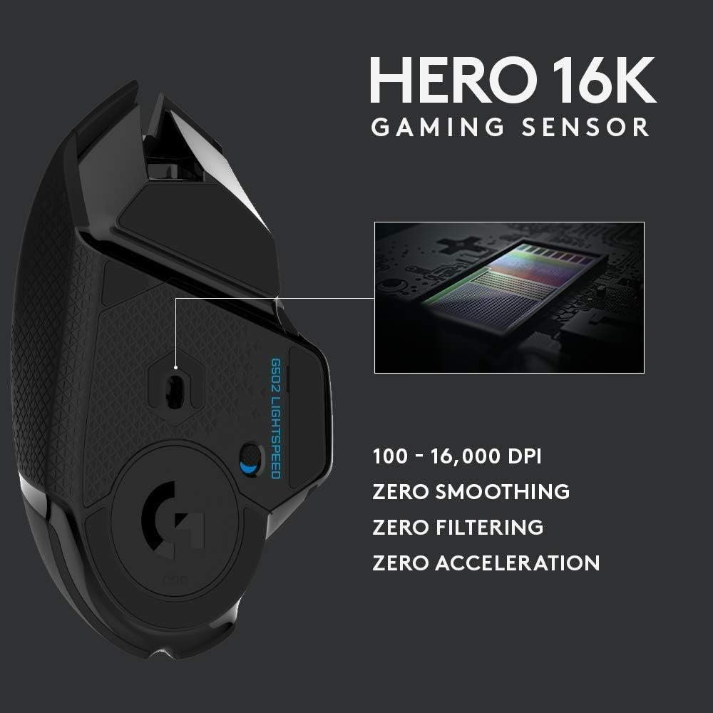 Logitech G502 LIGHTSPEED Wireless Gaming MouseHigh-precision Performance Gaming Mouse